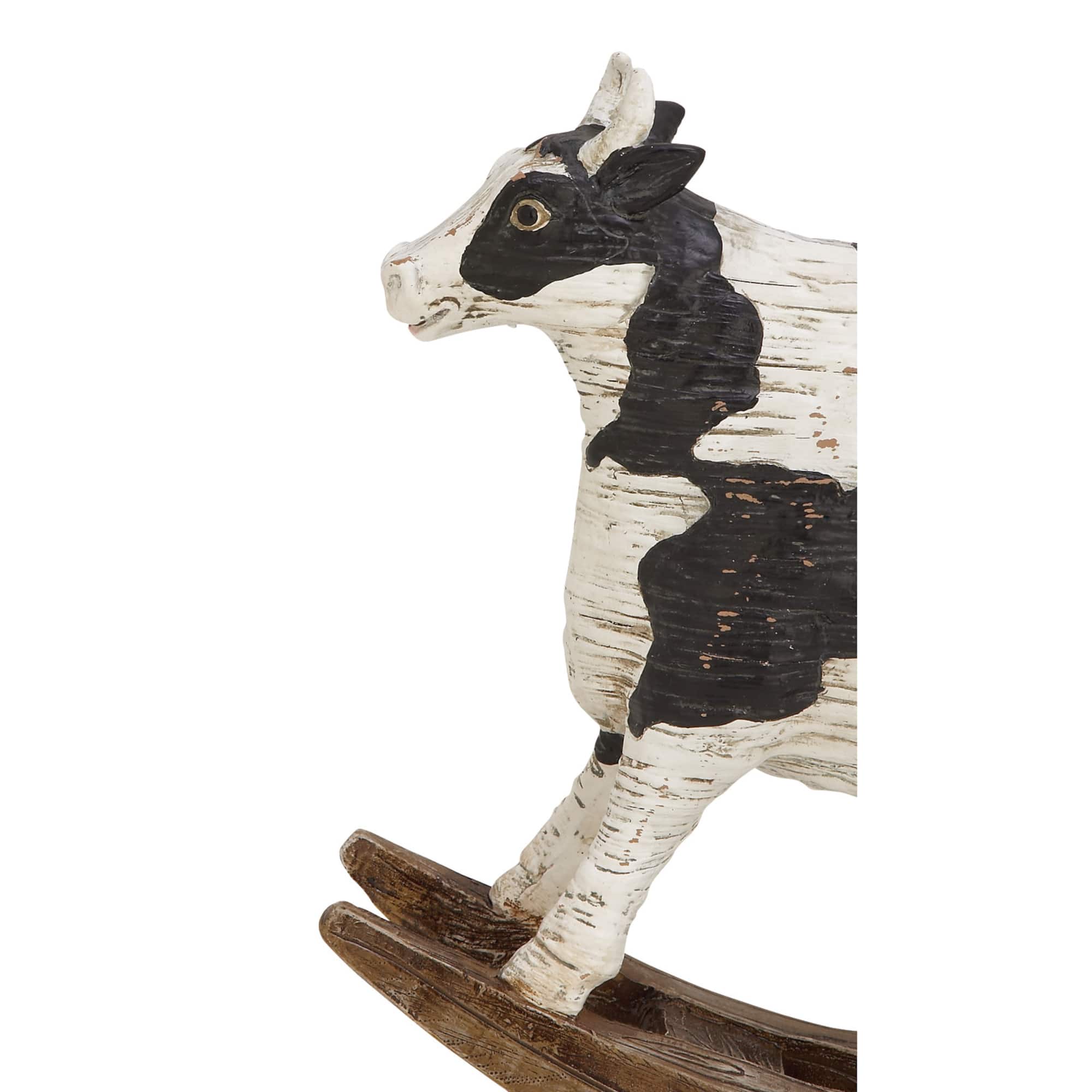 12" Farmhouse Cow Sculpture